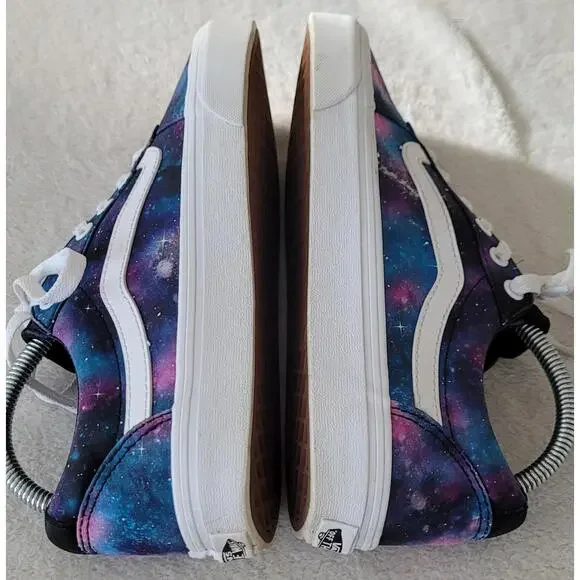 Vans Womens Size 8 Cosmic Galaxy Space Sneakers  Skateboarding Shoes - Picture 7 of 9